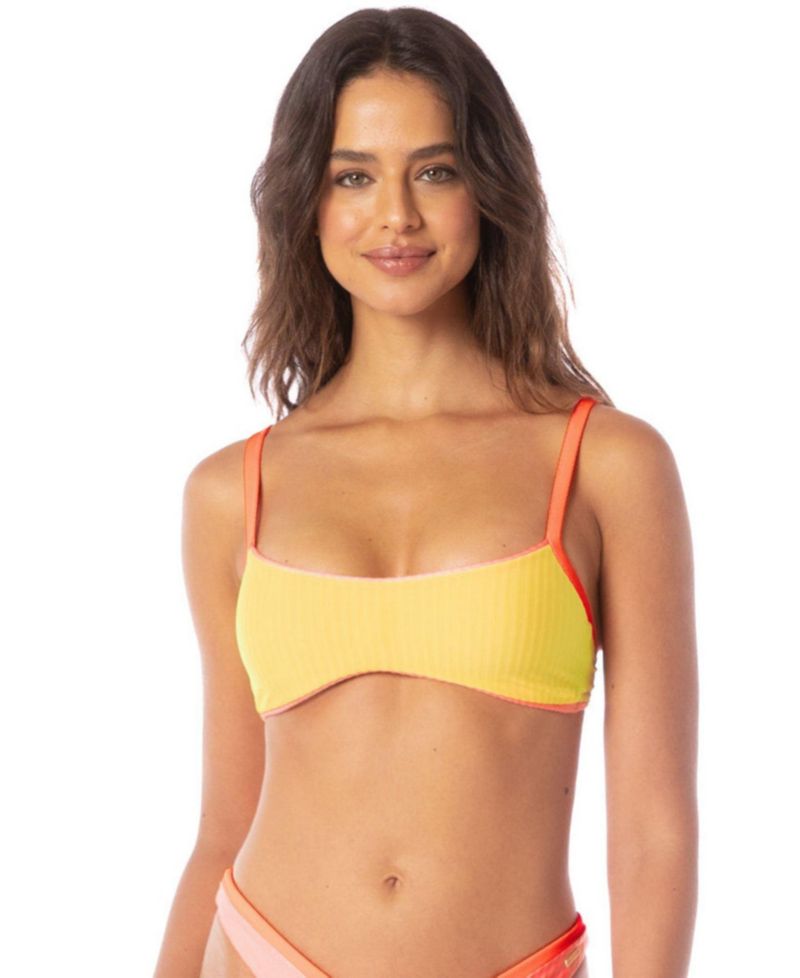 Women's L&eacute;a Sporty Reversible Adjustable-Strap Bikini Top