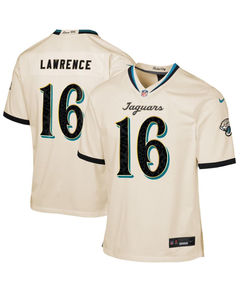 Big Boys and Girls Trevor Lawrence Natural Jacksonville Jaguars 2026 Rivalries Collection Game Jersey