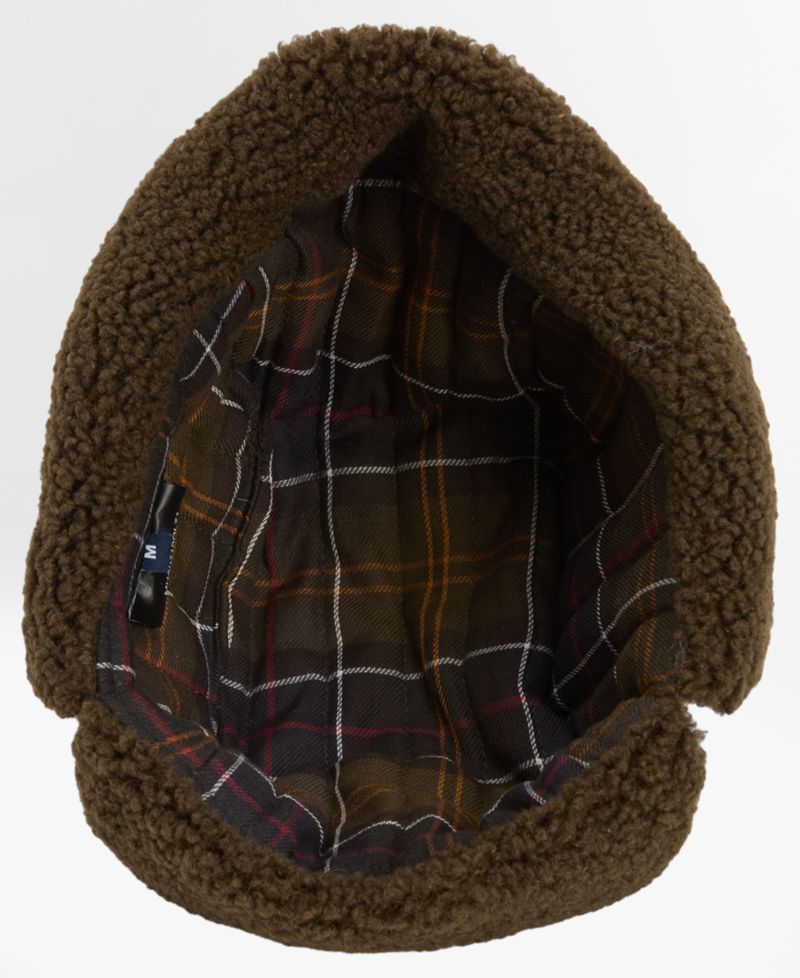 Waxed-Cotton Fleece-Lined Morar Trapper Hat
