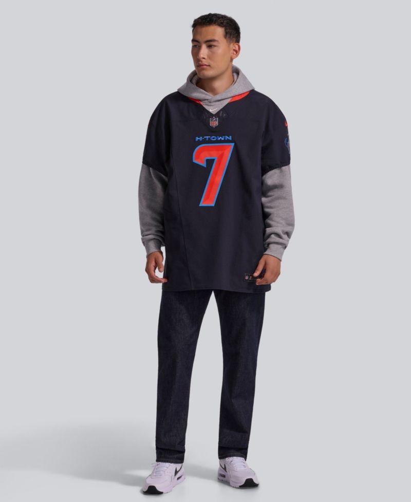 Men's C.J. Stroud Navy Houston Texans Alternate 2 Vapor F.U.S.E. Elite Jersey