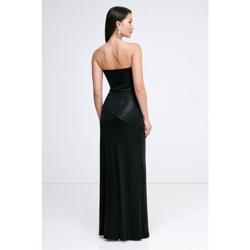 Women's Ciel Strapless Shiny Jersey Fitted Floor-Length Gown