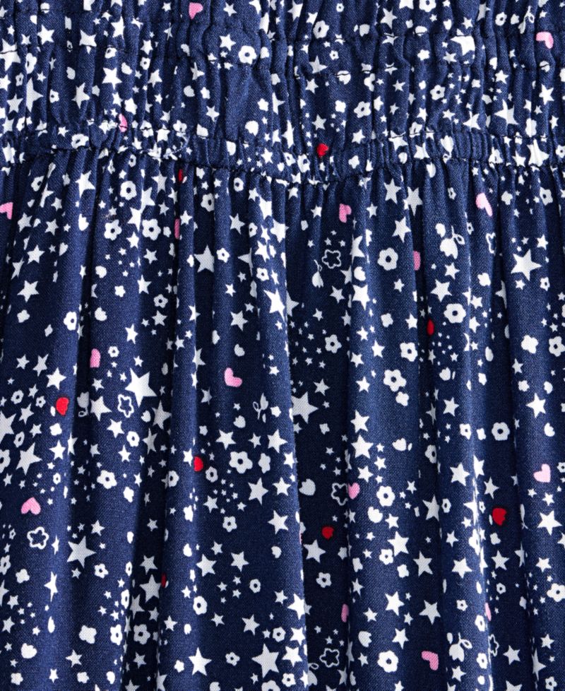 Toddler Girls' 12M-5T Ditsy-Print Dress