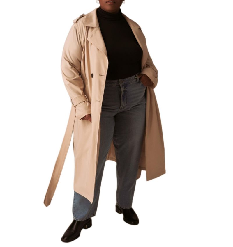 Plus Size Henning x US Park Soft Trench