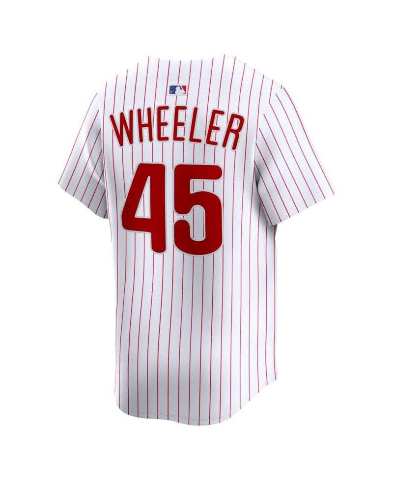 Men's Zack Wheeler White Philadelphia Phillies Home Limited Player Jersey