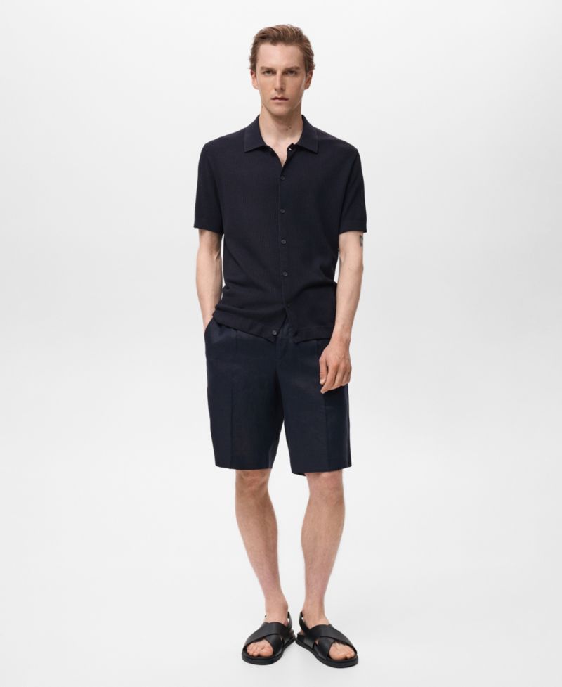 Men's Rib-Knit Shirt