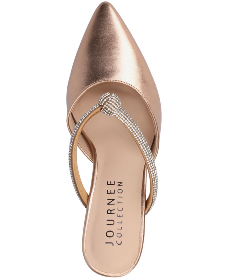 Women's Lunna Rhinestone Knot Slip-On Dress Pumps