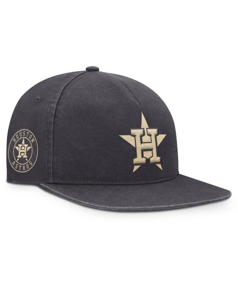 Men's Anthracite Houston Astros Monotone Pro Adjustable Hat
