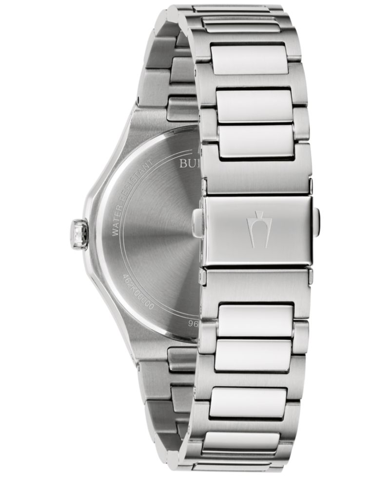 Men's Diamond Accent Stainless Steel Bracelet Watch 41mm