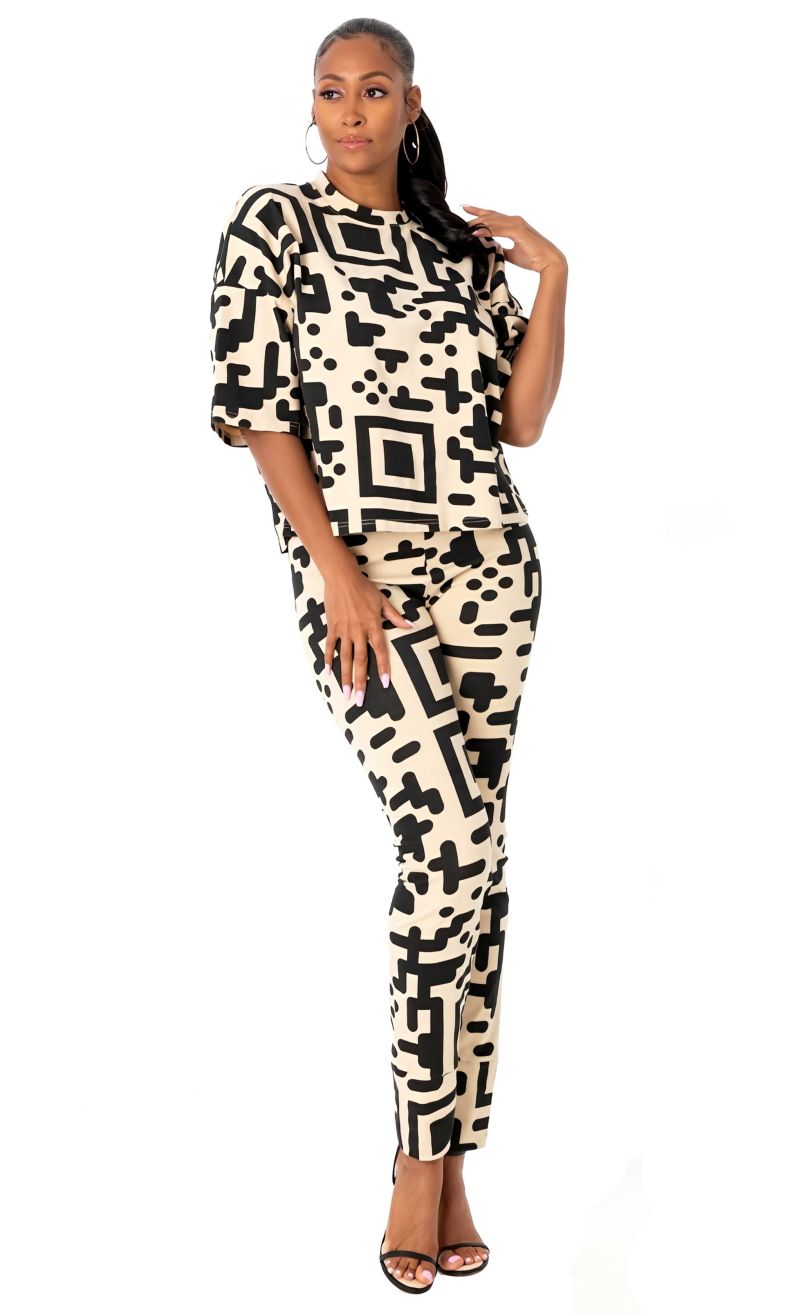 Women's QR Print Legwarmer Legging
