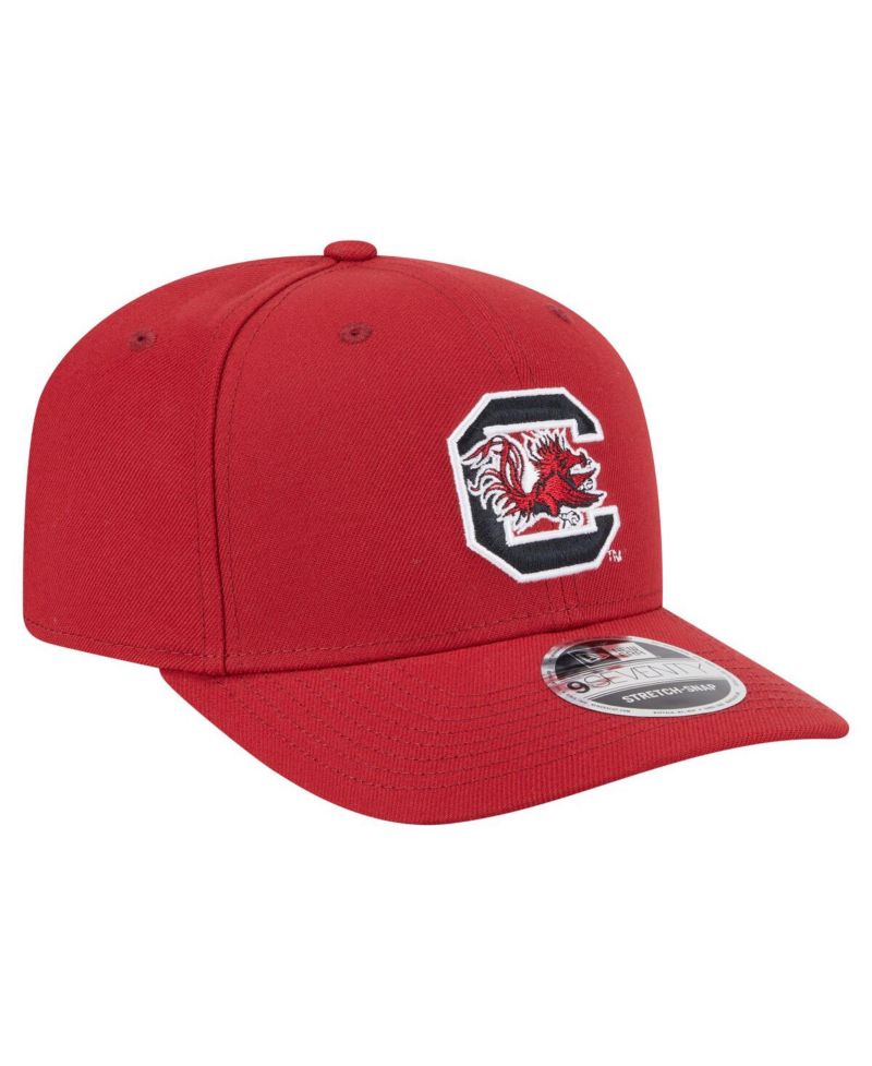 Men's Garnet South Carolina Gamecocks Team Collective 9SEVENTY Stretch-snap Adjustable Hat