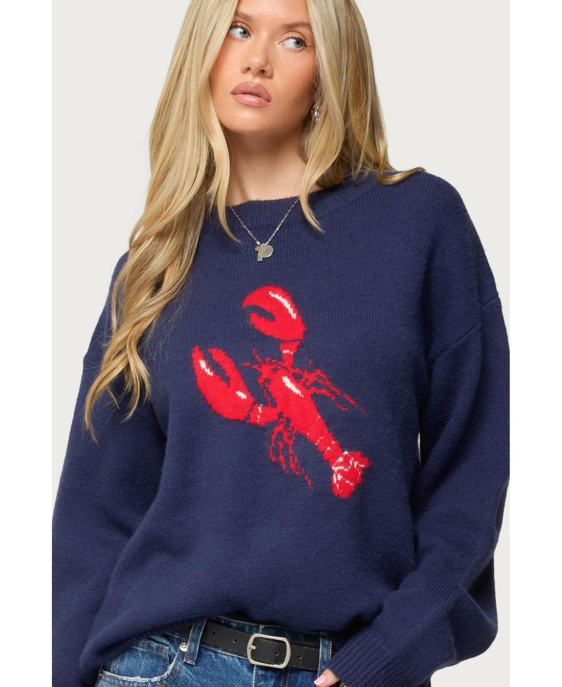 Women's Don'T Be Shellfish Knit Sweater