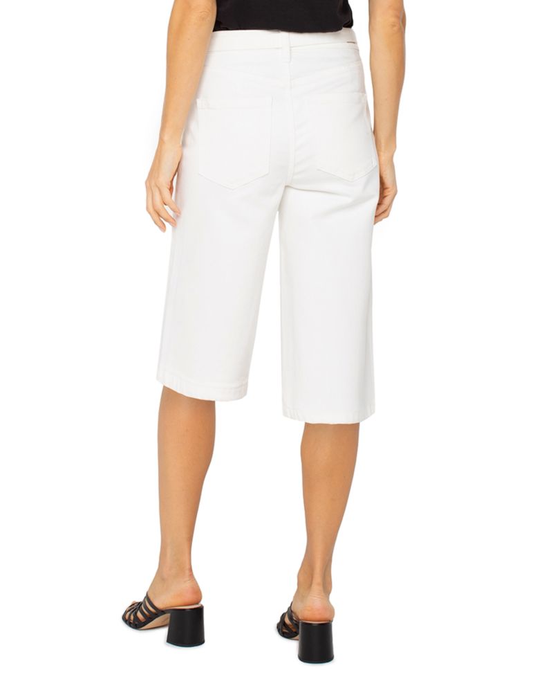 Women's Yacht High-Waisted Wide-Leg Cropped Jeans