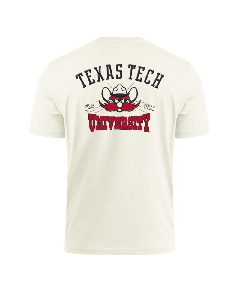 Men's Natural Texas Tech Red Raiders Elevated Fan T-Shirt