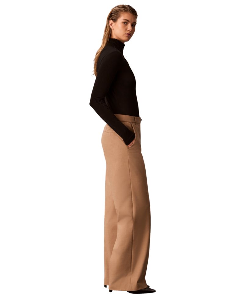 Women's Wide-Leg High-Rise Pants