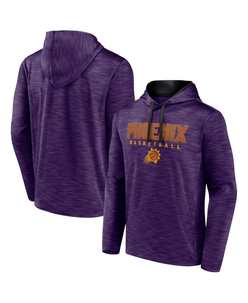 Men's Heather Purple Phoenix Suns Fast Break Pullover Hoodie
