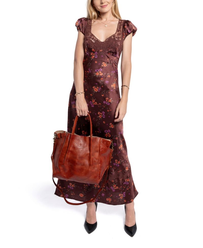 Sprout Land Extra-Large Leather Tote Bag