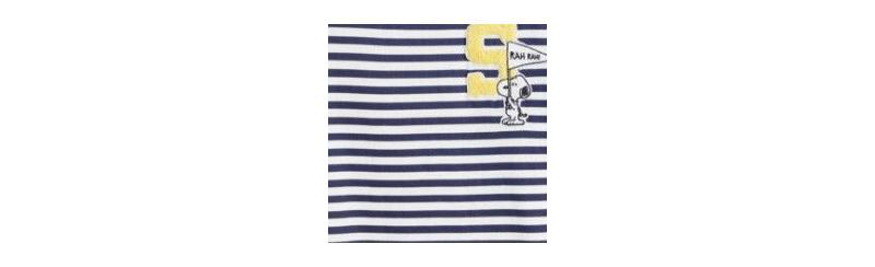 Women's Chinti and Parker Snoopy Varsity Long Sleeve Tee
