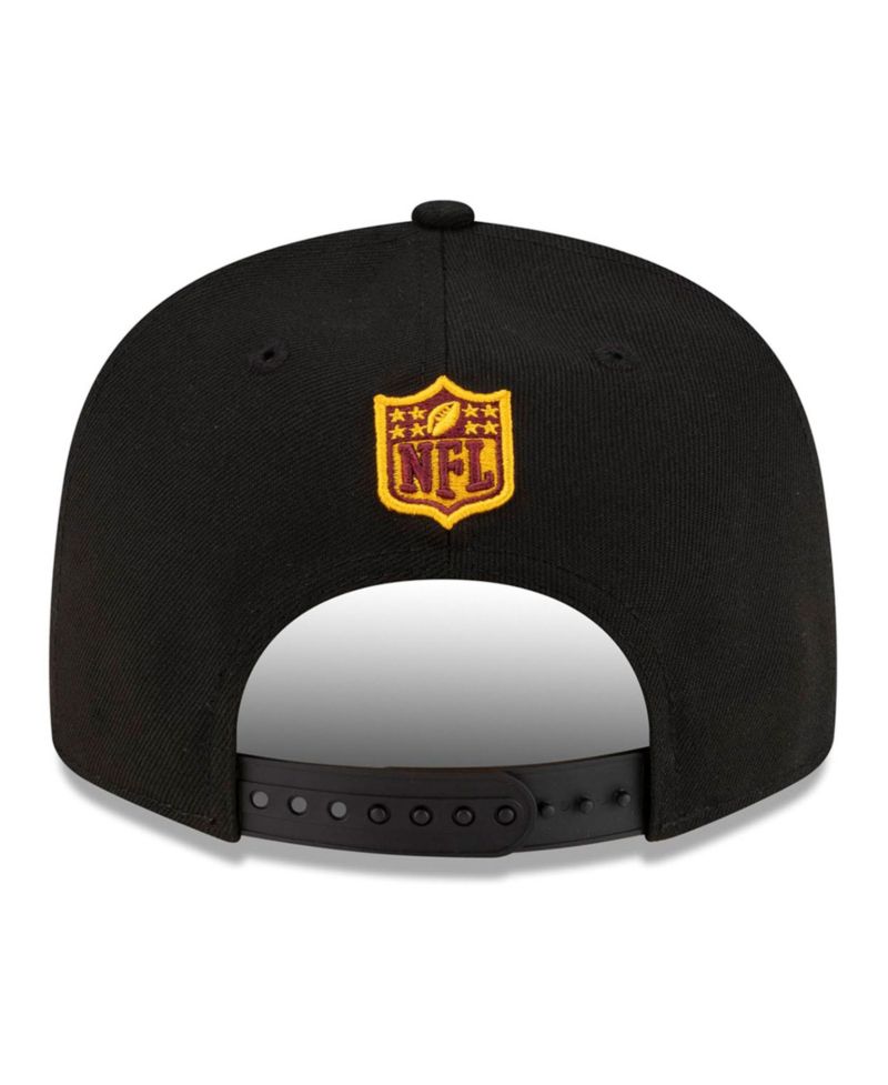 Men's Black Washington Commanders Alternate 9FIFTY Snapback Hat