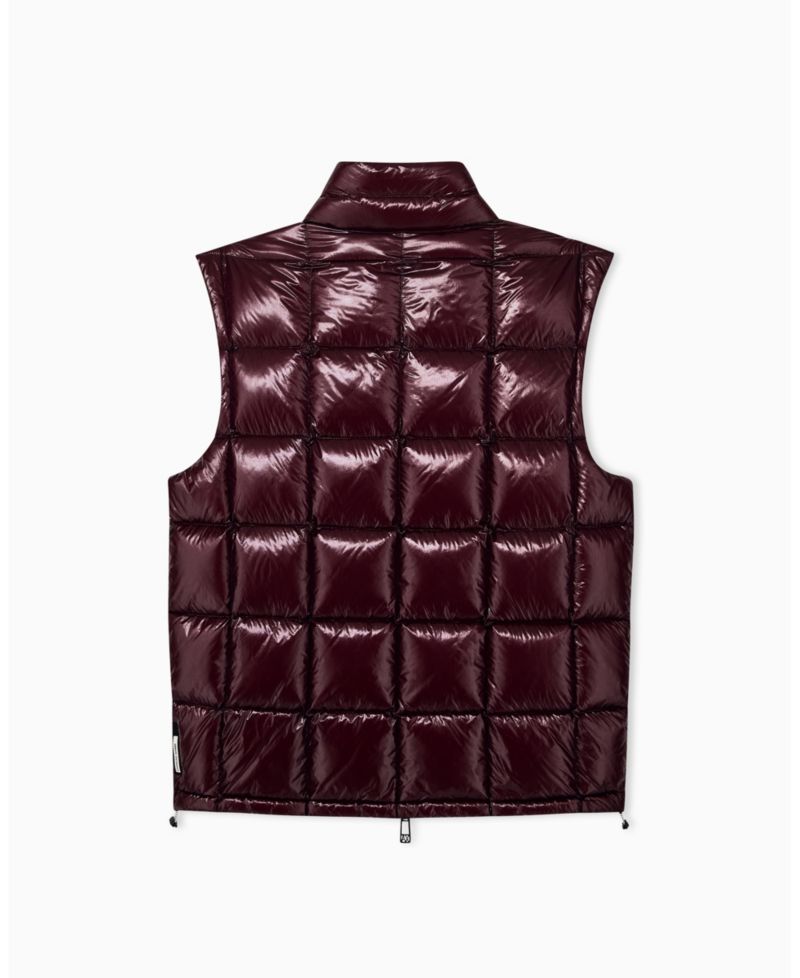 Men's Nylon Metallic Shine Down Vest