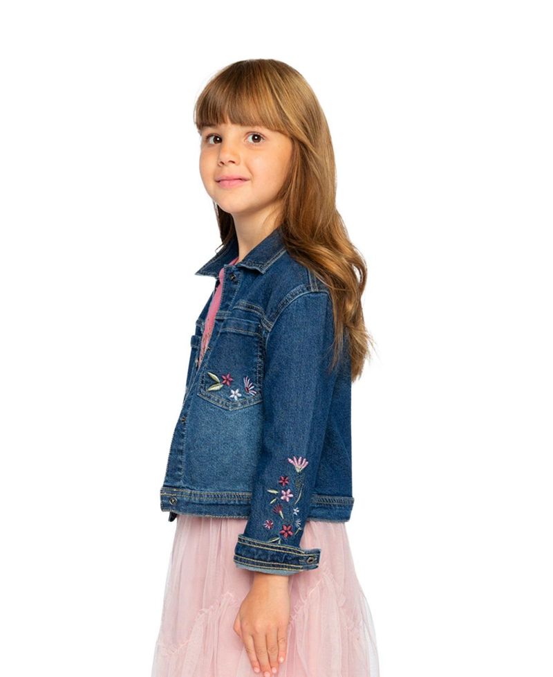 Girl's (6-14) Denim Jacket