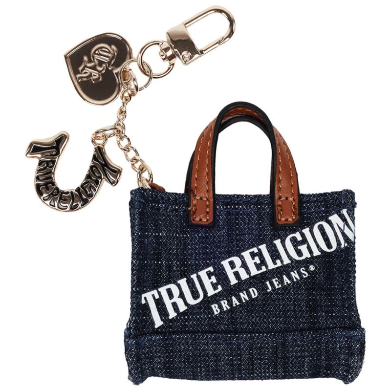 Mini Denim Tote Bag Charm