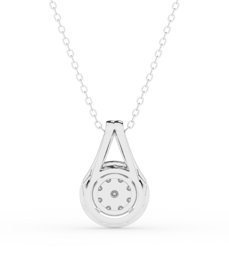 Diamond Pendant 18" Necklace (1/2 ct. t.w.) in Sterling Silver
