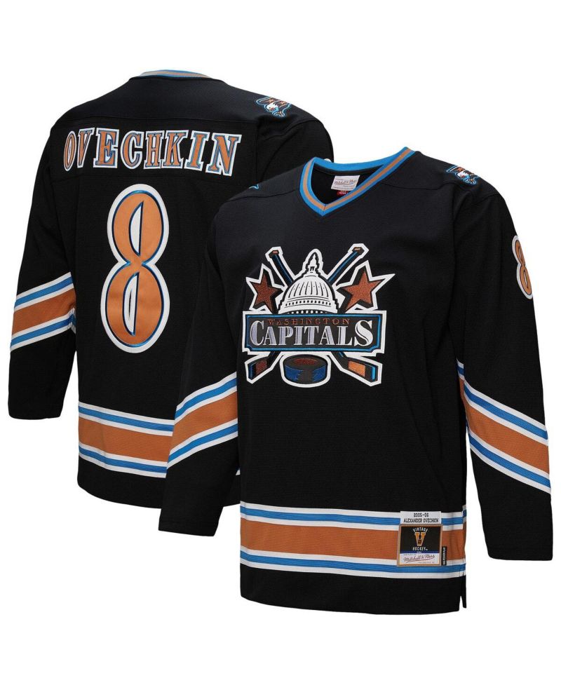 Men's Alexander Ovechkin Black Washington Capitals 2005/06 Power Play Jersey