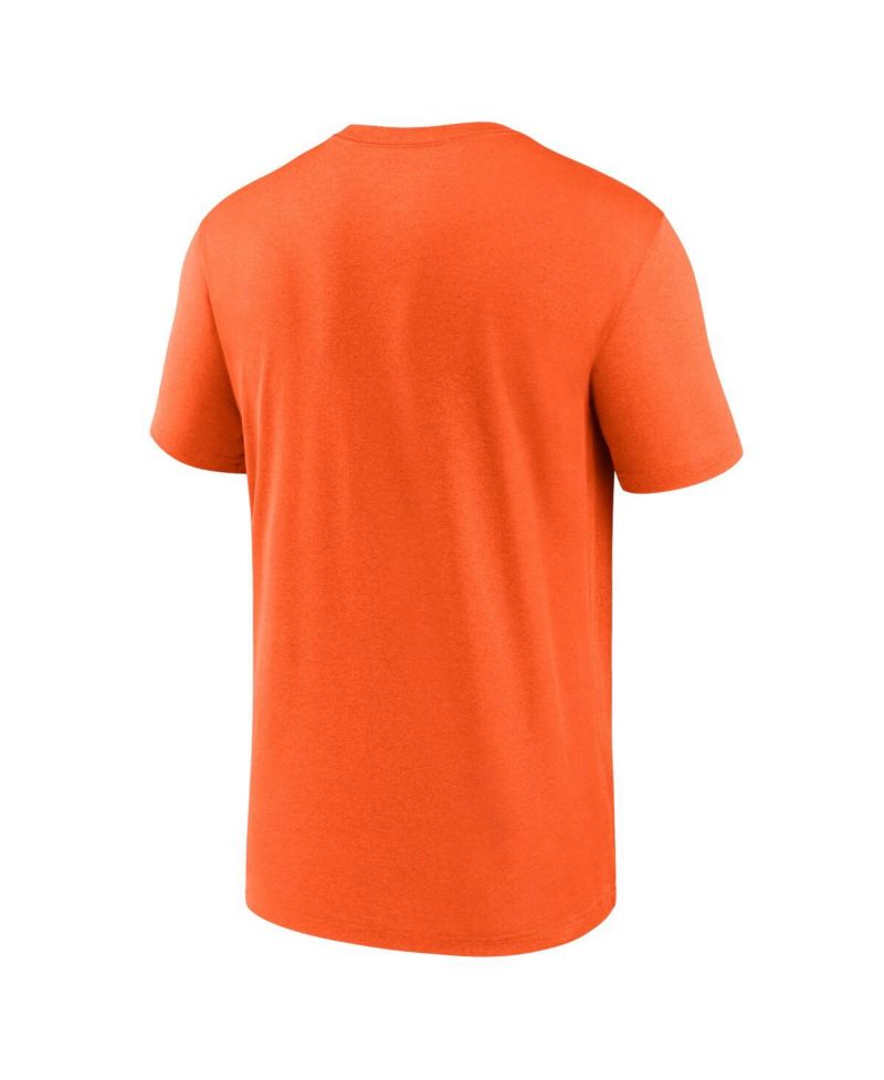 Men's Orange Denver Broncos Legend Logo Performance T-shirt