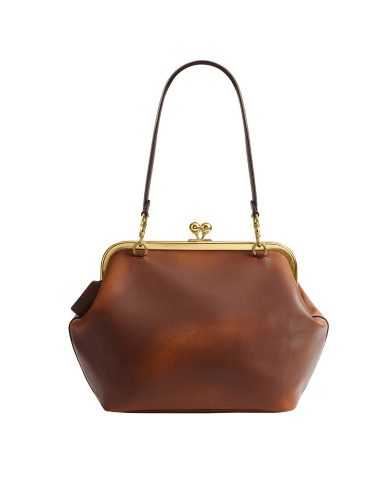 Kisslock Medium Loved Leather Frame Bag 27