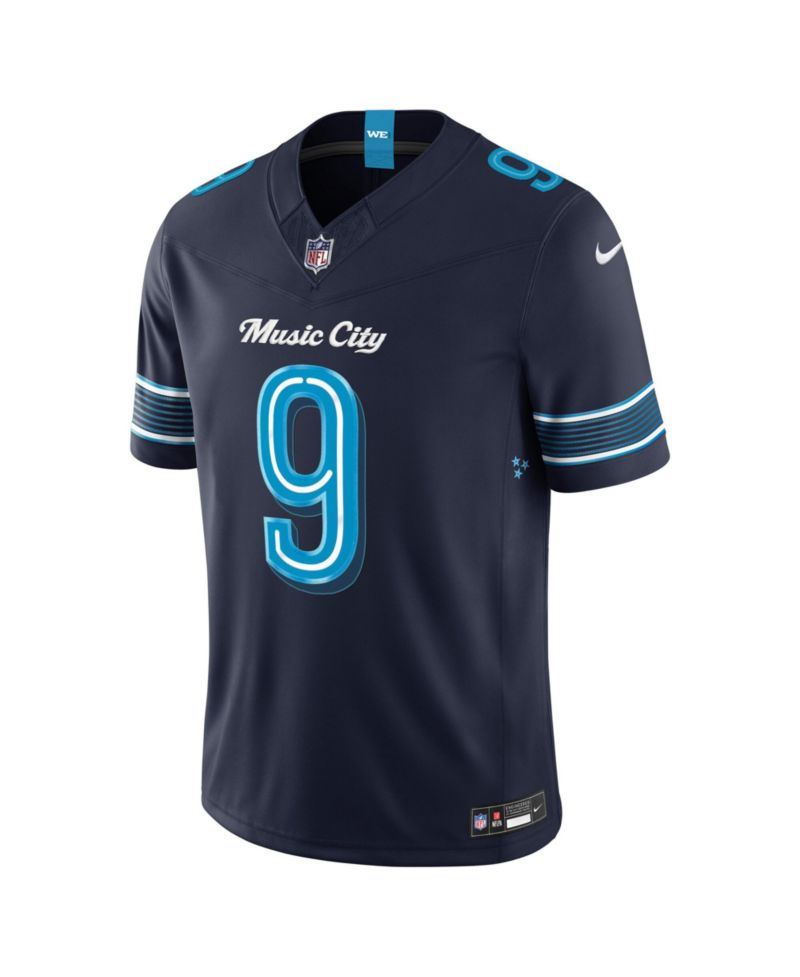 Men's Steve Mcnair College Navy Tennessee Titans 2026 Rivalries Collection Vapor F.U.S.E Stitched Limited Jersey