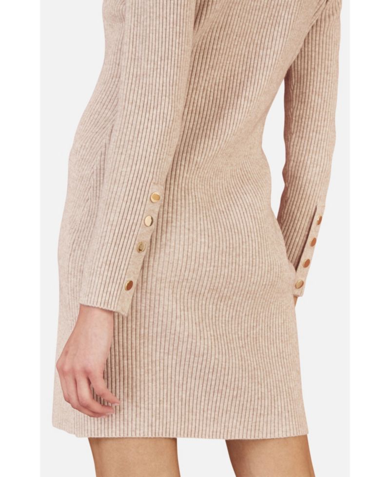 Women's Rib Knit Tunic Dress