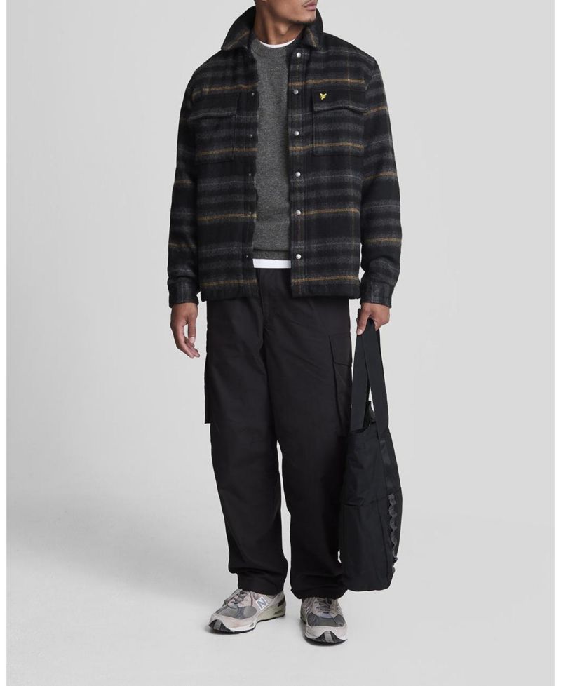 Men's Lambswool Blend Crew Neck Sweater