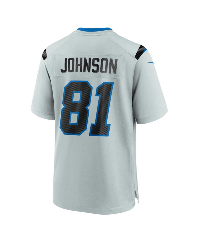 Men's Calvin Johnson Silver Detroit Lions 2026 Rivalries Collection Game Jersey