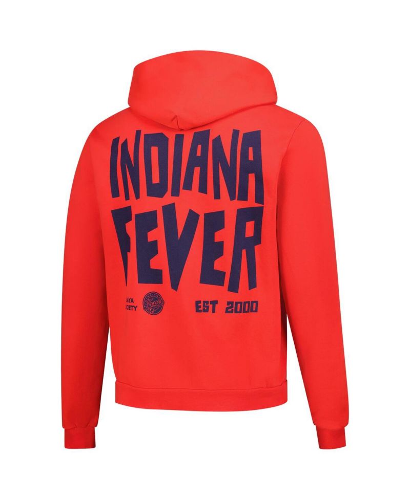 Men's and Women's Red Indiana Fever 2000 WNBA Premium Hoodie