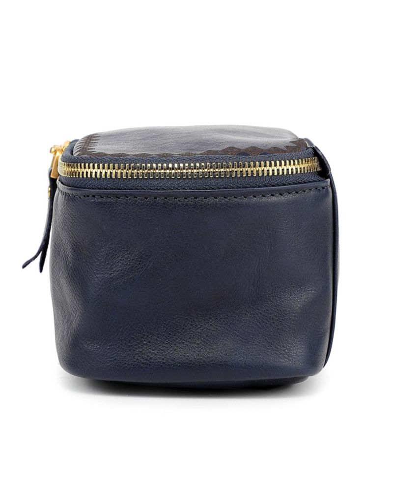 Celosia Rectangular Leather Jewelry Case