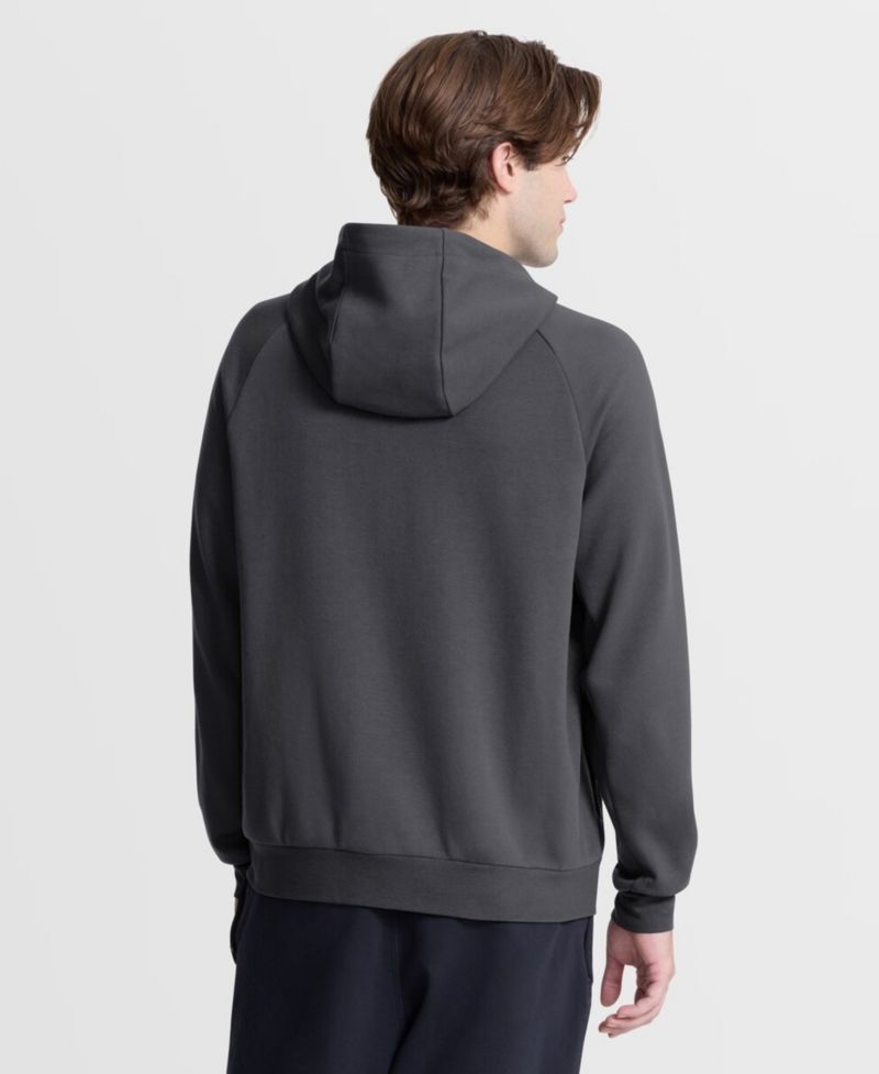 Men's Anthracite Seattle Mariners Authentic Collection Player Raglan Dri-FIT Full-Zip Hoodie