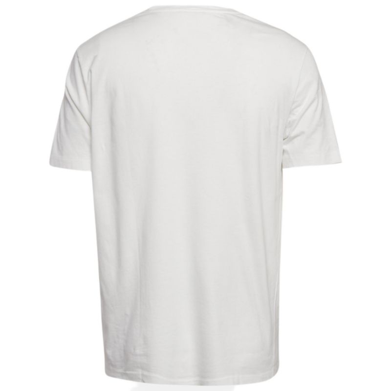 Men's White Jersey Crewneck T-Shirt