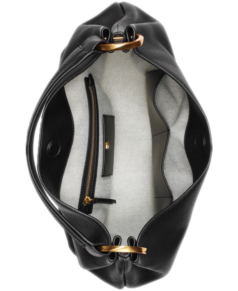 Glenwood Leather Tassel Detail Large Shoulder Handbag