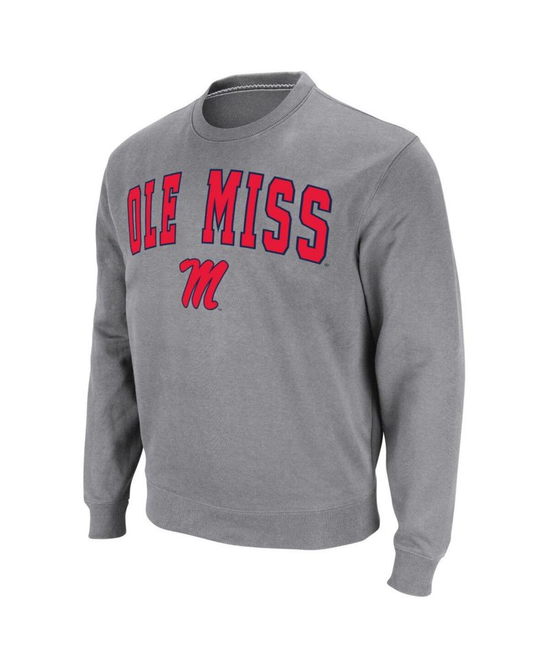 Men's Ole Miss Rebels Arch & Logo Pullover Sweatshirt