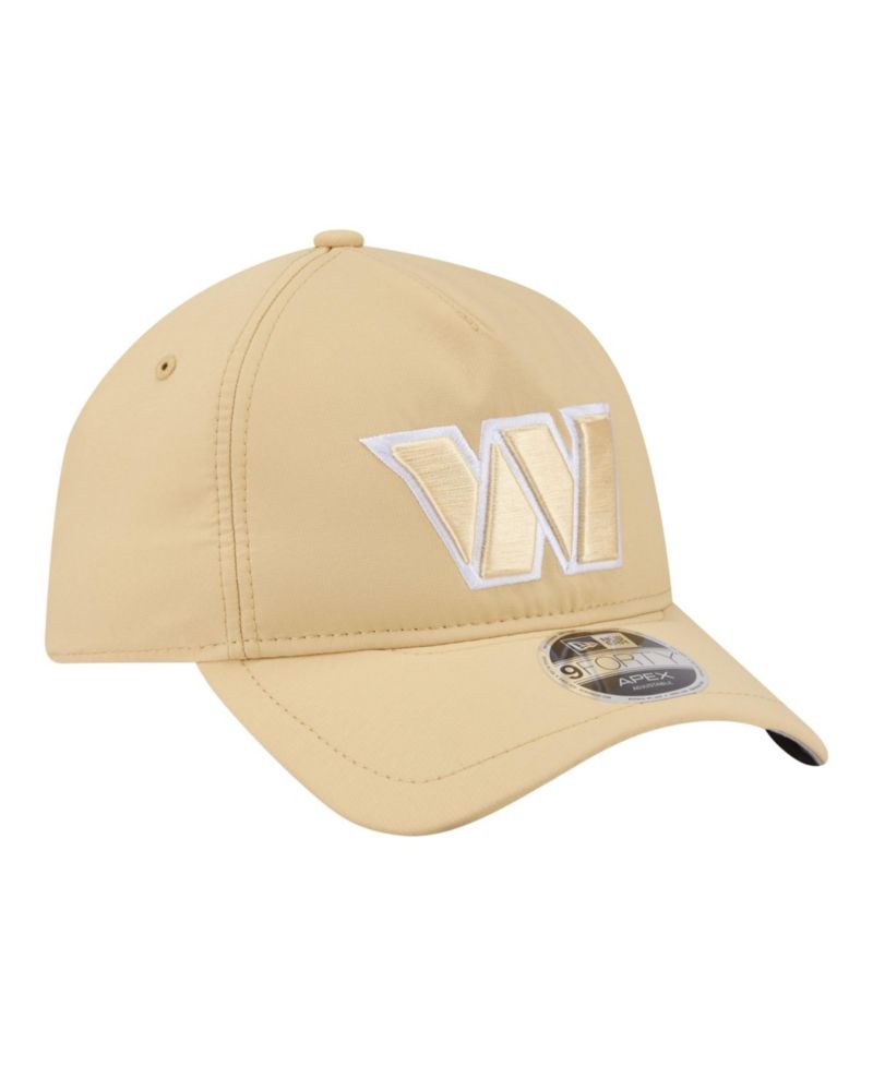 Men's Tan Washington Commanders Apex 9FORTY Adjustable Hat