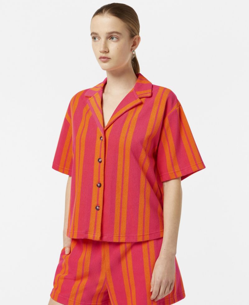 Women's Towelling Short Sleeve Shirt