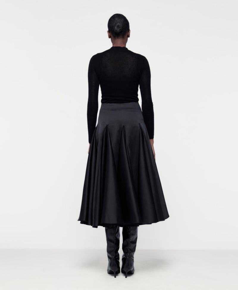 Women's Flared Godet Skirt