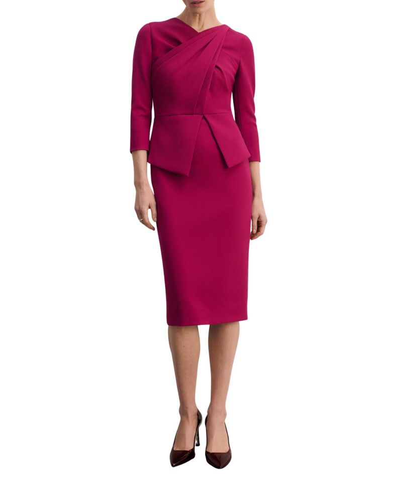 Women's Alina Peplum Midi Dress