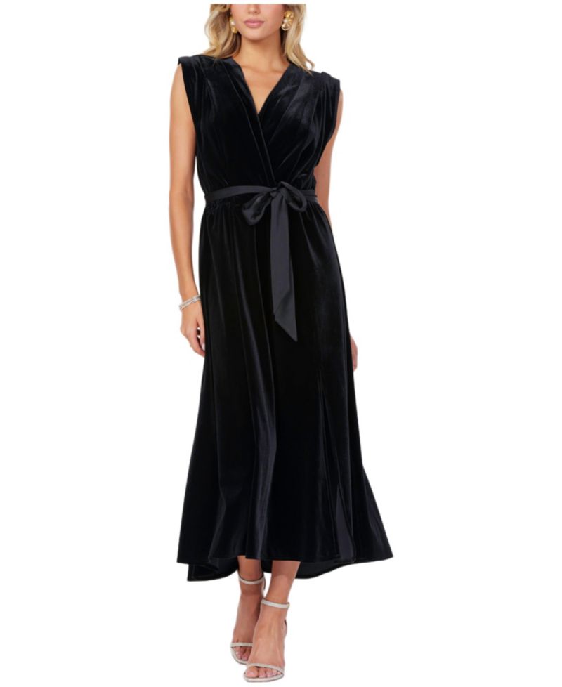 Women's BISHOP + YOUNG Luxe Velvet Aeries Wrap Dress