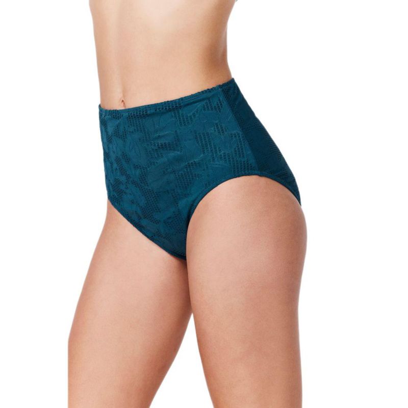 Women's Jolene Textured High Waist Swim Bottom
