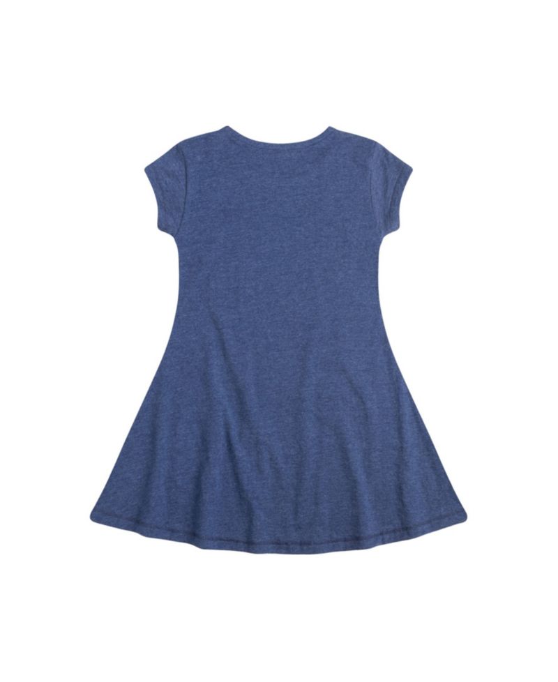 Big Girls Popular Graphic Cap Sleeve Dress