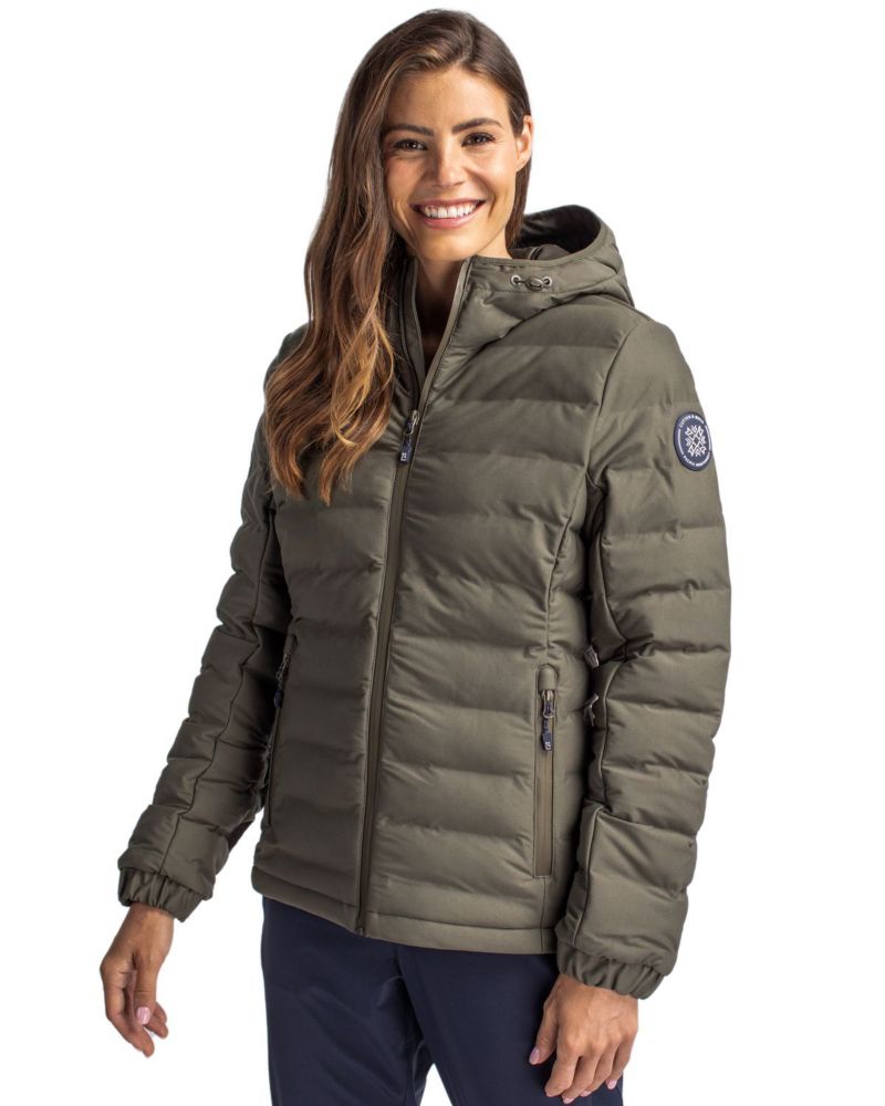 Women's Cutter and Buck Mission Ridge Repreve Eco Insulated Puffer Jacket