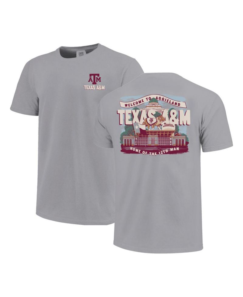 Big Boys and Girls Gray Texas A&M Aggies Local Campus Scene T-Shirt