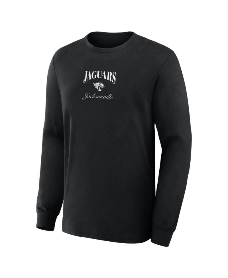 Men's Black Jacksonville Jaguars Midnight Falls Long Sleeve T-Shirt
