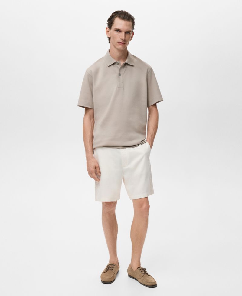 Men's Relaxed-Fit Cotton Polo Shirt